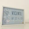 Quadro Nascimento Azul Personalizado - Image 2